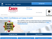 Tablet Screenshot of caseycredit.com